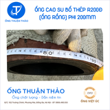  Ống Cao Su Bố Thép Phi 200MM - Ống Rồng Hút Bùn Cát - Hàng Nhập Khẩu 