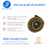  Ống Cao Su Bố Vải Phi 90mm - Hàng Nhập Khẩu - Ống Thuận Thảo 