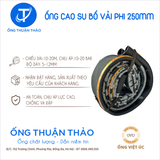  Ống Cao Su Bố Vải Phi 250mm - Hàng Nhập Khẩu - Ống Thuận Thảo 