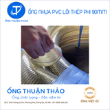 Ống Nhựa Lõi Thép Phi 90mm - Hàng Nhập Khẩu 