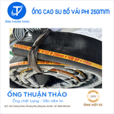  Ống Cao Su Bố Vải Phi 250mm - Hàng Nhập Khẩu - Ống Thuận Thảo 