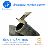  Ống Cao Su Bố Vải Phi 90mm - Hàng Nhập Khẩu - Ống Thuận Thảo 