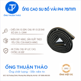  Ống Cao Su Bố Vải Phi 76mm - Hàng Nhập Khẩu - Ống Thuận Thảo 