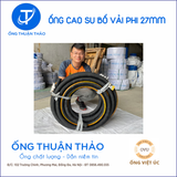  Ống Cao Su Bố Vải Phi 27mm - Hàng Nhập Khẩu - Ống Thuận Thảo 