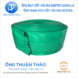  ỐNG BẠT CỐT DÙ  PHI 200MM XANH NGỌC - ỐNG BẠT BƠM CÁT SỎI - ỐNG THUẬN THẢO 