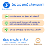  Ống Cao Su Bố Vải Phi 25mm - Hàng Nhập Khẩu - Ống Thuận Thảo 