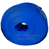  ỐNG BẠT CỐT DÙ  PHI 120MM XANH DƯƠNG - ỐNG BẠT NƯỚC - ỐNG THUẬN THẢO 