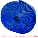  ỐNG BẠT CỐT DÙ PHI 250mm XANH GÂN - ỐNG BƠM CÁT SỎI BÊ TÔNG - ỐNG THUẬN THẢO 