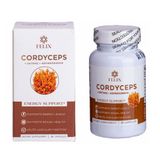  Viên uống đông trùng hạ thảo Cordyceps + Shitake + Ashwaganda tăng cường sinh lý nhập khẩu chính hãng, của felix, mỹ, hộp 30 viên 