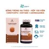  Viên uống đông trùng hạ thảo Cordyceps + Shitake + Ashwaganda tăng cường sinh lý nhập khẩu chính hãng, của felix, mỹ, hộp 100 viên 
