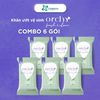  Khăn ướt vệ sinh phụ nữ Orchy Fresh & Clean, Combo 6 gói 