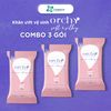  Khăn ướt vệ sinh phụ nữ Orchy Soft & Silky, Combo 3 gói 