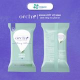  Khăn ướt vệ sinh phụ nữ Orchy, Combo 3 gói Soft & Silky - 3 gói Fresh & Clean 