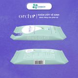  Khăn ướt vệ sinh phụ nữ Orchy Fresh & Clean, Combo 3 gói 