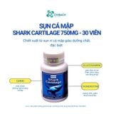  Sụn cá mập Shark Cartilage 750mg, bổ khớp của costar nhập khẩu chính hãng, úc, hộp 30 viên 