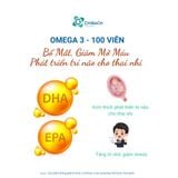  Viên uống Omega 3, bổ mắt, giảm mỡ máu của costar nhập khẩu chính hãng, úc, hộp 100 viên 