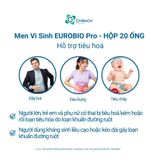  MEN VI SINH EUROBIO Pro HỘP 20 ỐNG, HỖ TRỢ TIÊU HOÁ, CỦA BIOTECH 