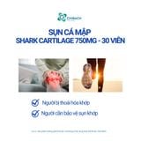  Sụn cá mập Shark Cartilage 750mg, bổ khớp của costar nhập khẩu chính hãng, úc, hộp 30 viên 