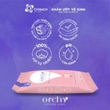  Khăn ướt vệ sinh phụ nữ Orchy Soft & Silky, Hộp 10 gói 