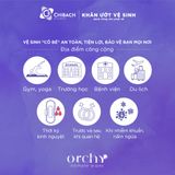 Khăn ướt vệ sinh phụ nữ Orchy, Combo 3 gói Soft & Silky - 3 gói Fresh & Clean 