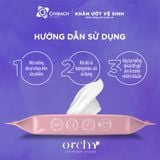  Khăn ướt vệ sinh phụ nữ Orchy Soft & Silky, Combo 6 gói 