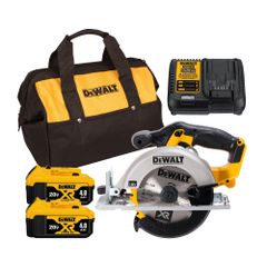 Máy cưa đĩa pin Dewalt 20V 165mm DCS391M2 (2 Pin 4Ah & 1 Sạc)