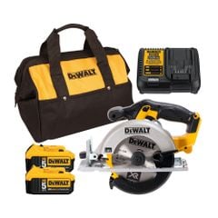 Máy cưa đĩa pin Dewalt 20V 165mm DCS391P2 (2 Pin 5Ah & 1 Sạc)