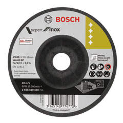 Đá mài 100x2x16mm (Inox) - Expert for Inox Bosch