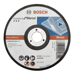 Đá cắt 105x1.2x16mm (sắt) - Standard for Metal Bosch