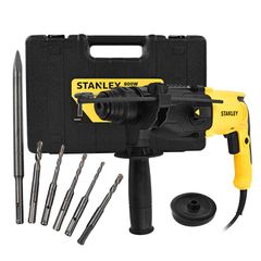 Máy khoan bê tông điện SHR263KA-B1 Stanley 26mm 800W Kèm Vali & 6 Mũi