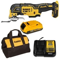 Máy cắt rung pin 20V Dewalt DCS356D1 (1 Pin 2Ah & 1 Sạc)