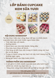 Lớp làm bánh Cupcakes kem sữa tươi