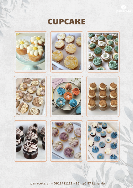 Lớp làm bánh Cupcakes kem sữa tươi