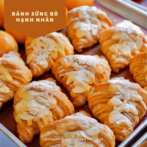 BÁNH SỪNG BÒ HẠNH NHÂN - ALMOND CROISSANT