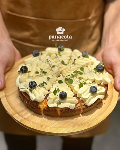 BURNT CHEESE CAKE - PHOMAI CHÁY MIẾNG CẮT