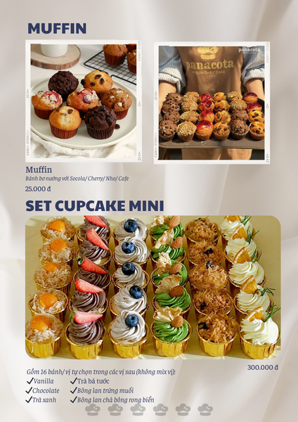 MENU TIỆC TRÀ TEABREAK