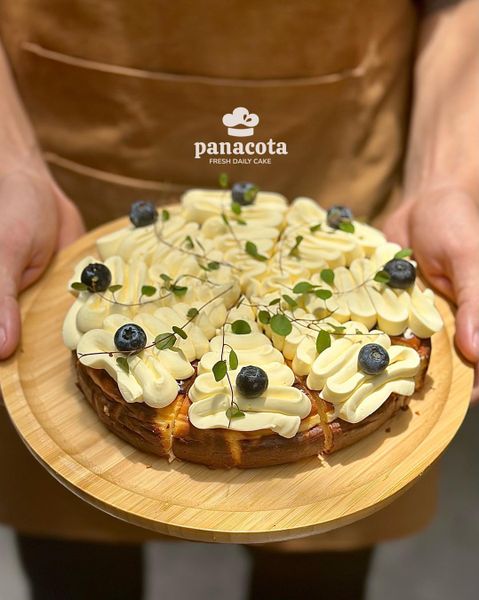 BURNT CHEESE CAKE - PHOMAI CHÁY MIẾNG CẮT