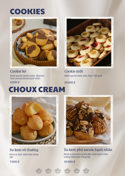 MENU TIỆC TRÀ TEABREAK