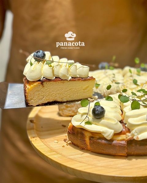 BURNT CHEESE CAKE - PHOMAI CHÁY MIẾNG CẮT