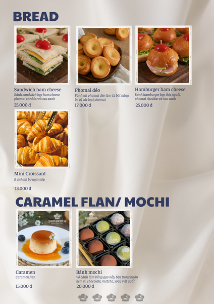 MENU TIỆC TRÀ TEABREAK