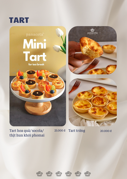 MENU TIỆC TRÀ TEABREAK