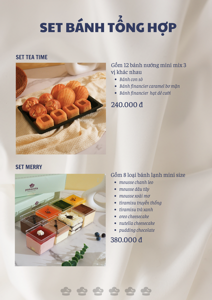 MENU TIỆC TRÀ TEABREAK