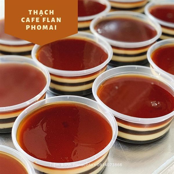 Thạch Cafe Flan phomai