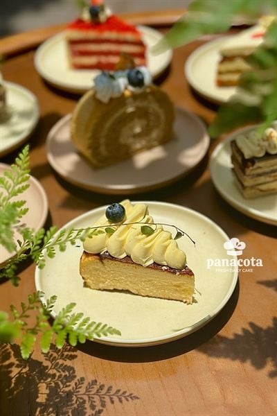 BURNT CHEESE CAKE - PHOMAI CHÁY MIẾNG CẮT