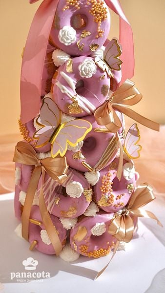 (SN) THÁP DONUT SINH NHẬT