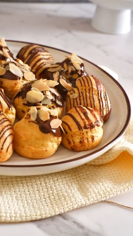 (TT) SET SU KEM PHỦ SOCOLA HẠNH NHÂN (8C)