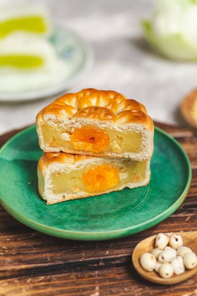 BÁNH NƯỚNG ĐẬU XANH TRỨNG MUỐI