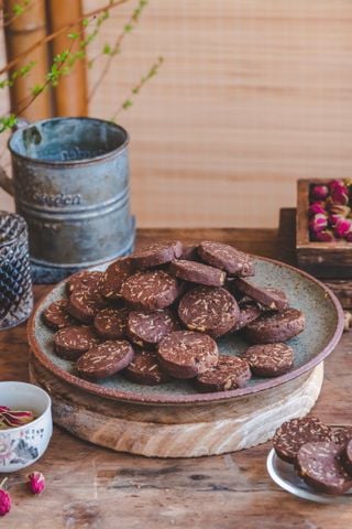 COOKIES BƠ SOCOLA HẠNH NHÂN