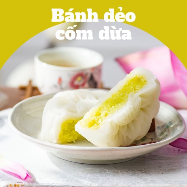 BÁNH DẺO CỐM DỪA