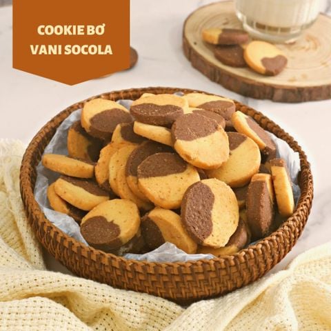 BÁNH COOKIE BƠ VANI SOCOLA 250GR